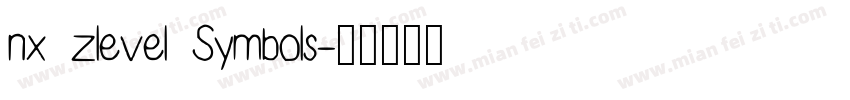 nx zlevel Symbols字体转换